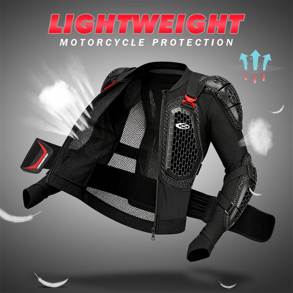 Motorcycle Gear Protection - Letnia oddychająca kurtka motocyklowa z pełnym