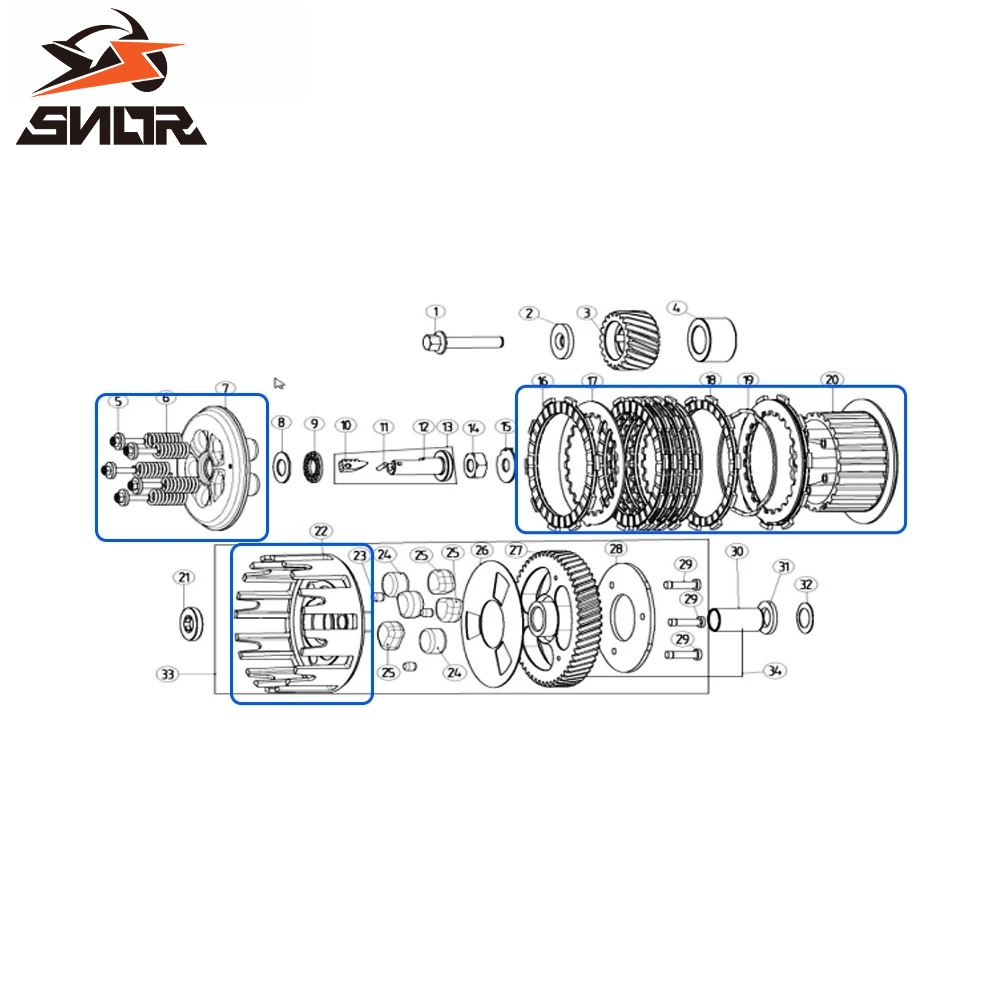 Zestaw sprzęgła motocyklowego  – Gear Clutch Motorcycle recenzja i cena