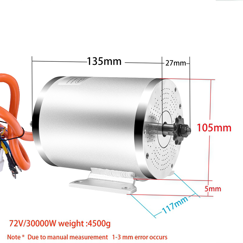 48V 72V 3000W 2000W elektryczn – Motorcycle Gear Hub recenzja i cena